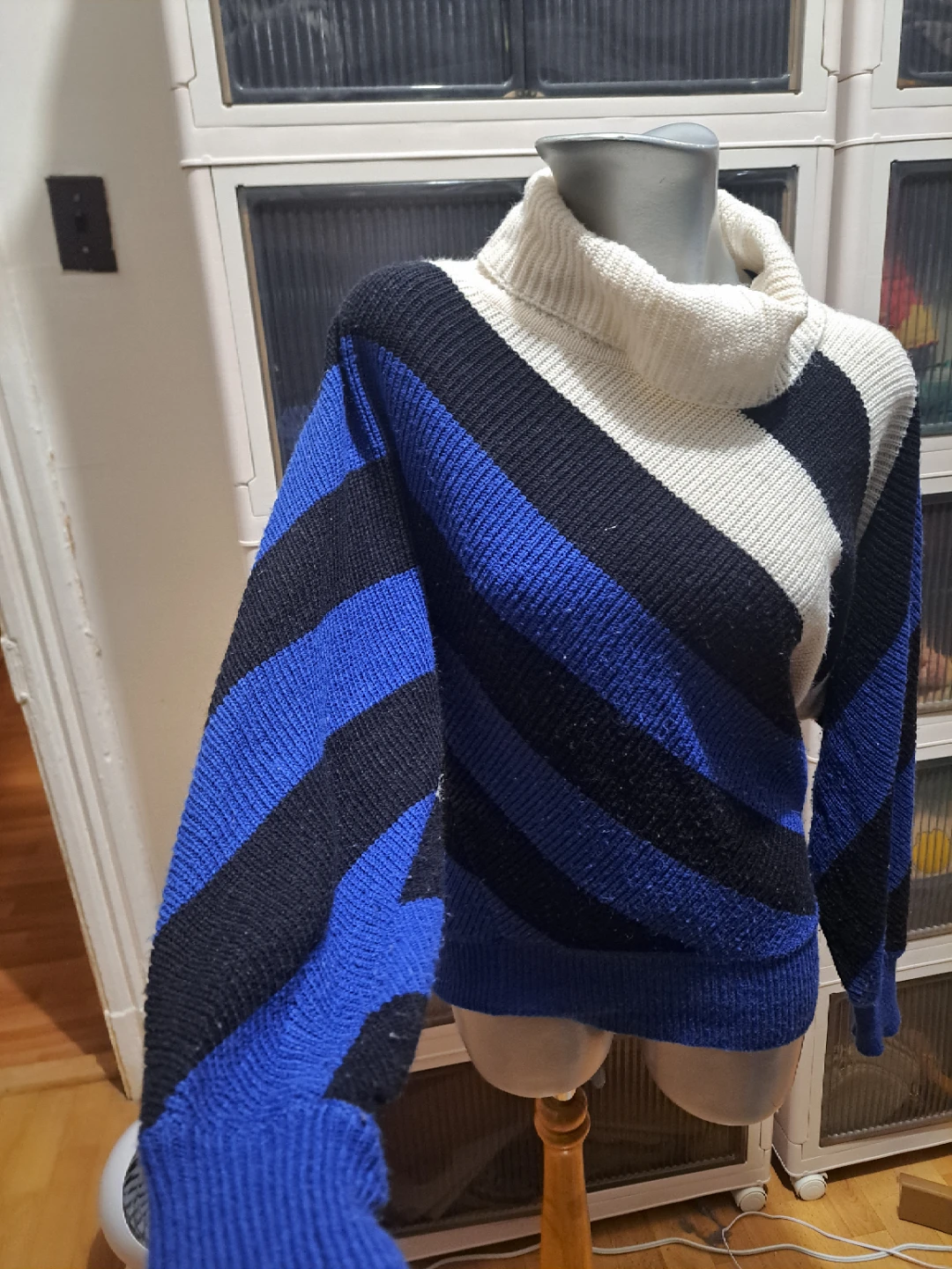 Striped Turtleneck Sweater 🌱