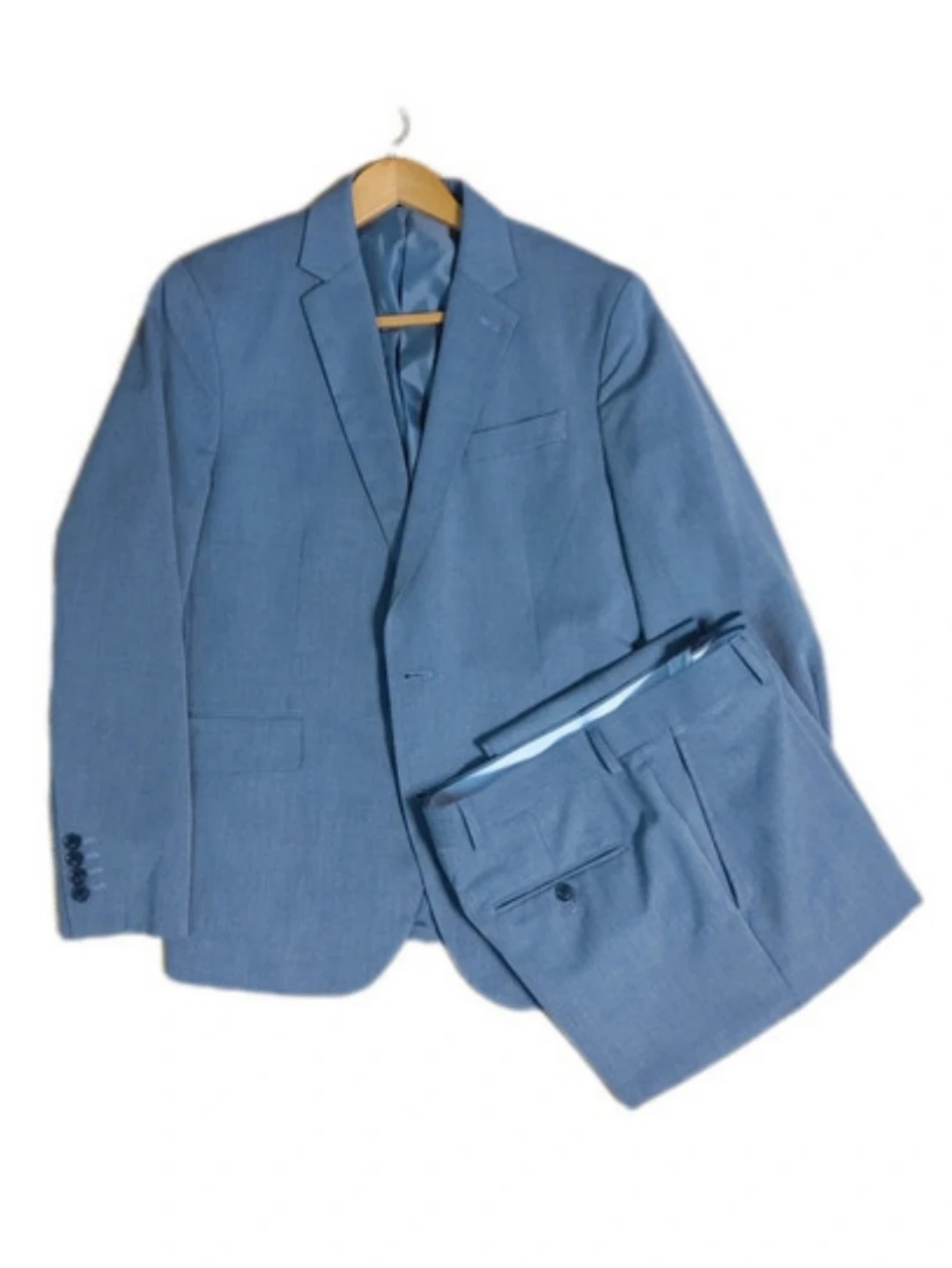 Gray Suit Jacket and Pants Set