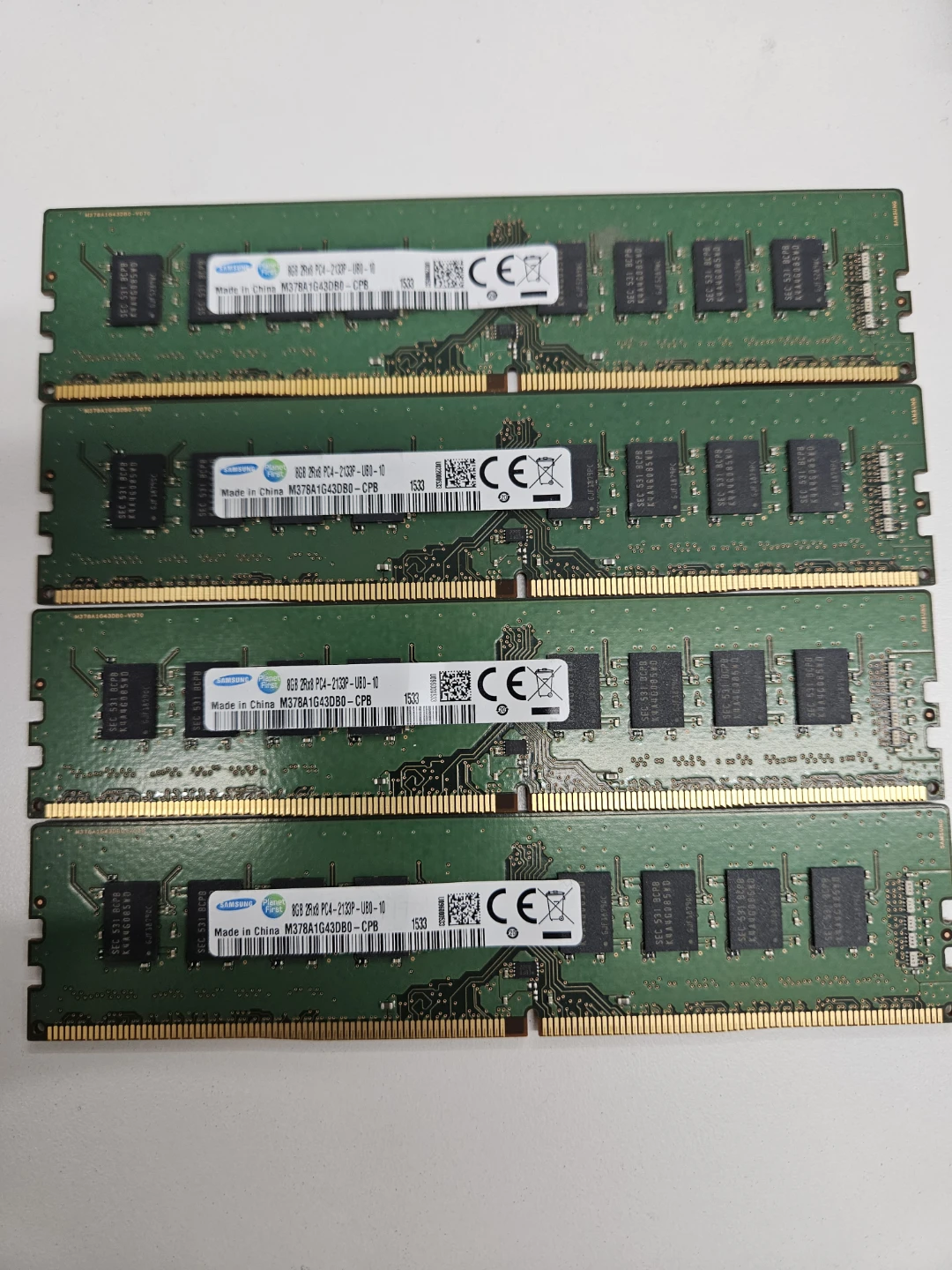 Samsung 8GB DDR4 RAM Sticks (4 Total)