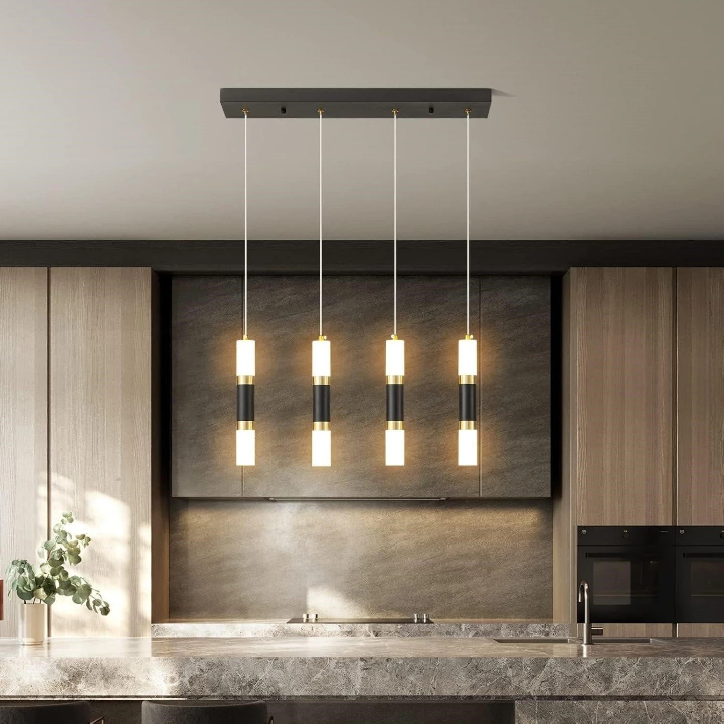 Brand New>>4-Light LED Chandelier Pendant Light Fixture
