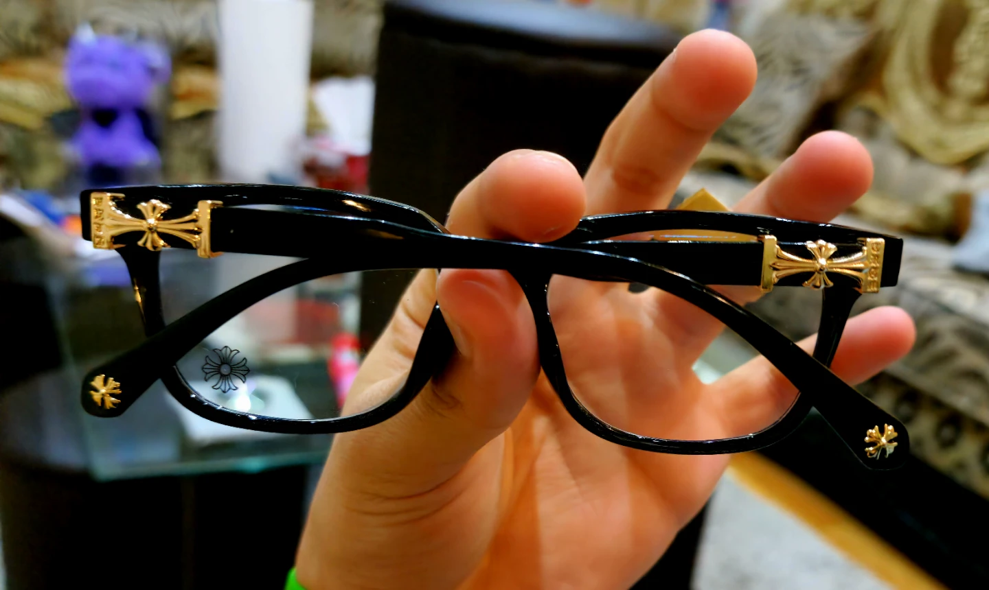 CHROME HEART ( TRADE OR BUY ) GLASSES GOLD - photo 5