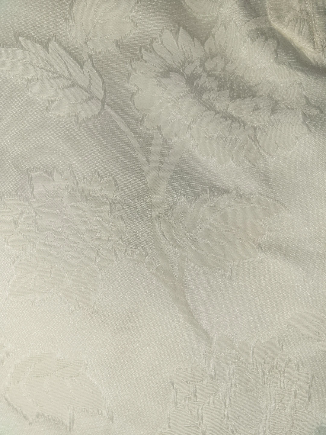 Beautiful, Handmade, lvory coloured Drapes Set. - photo 4
