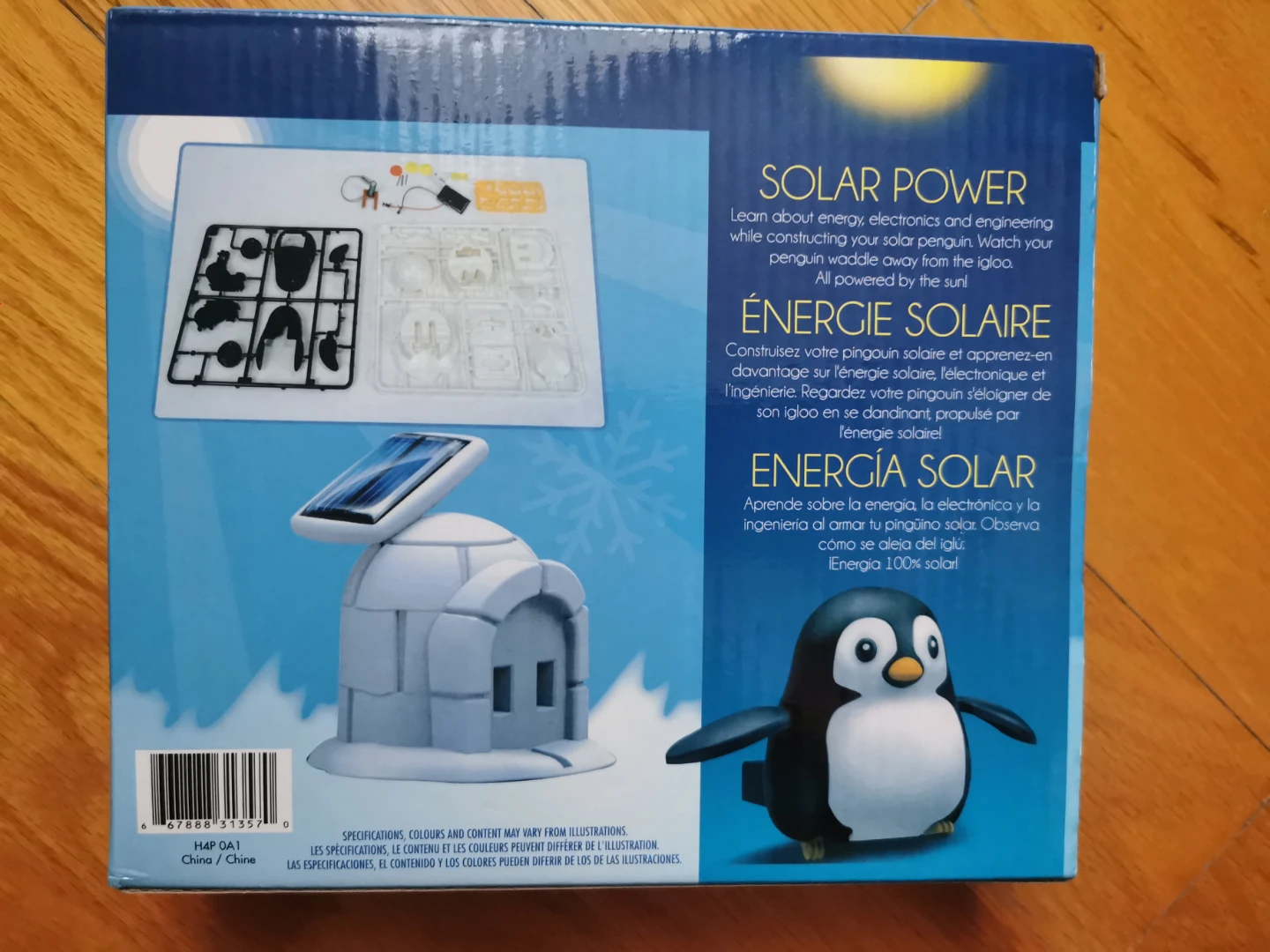 MOMTOY Solar Powered Penguin Waddle with Igloo Kit - photo 2