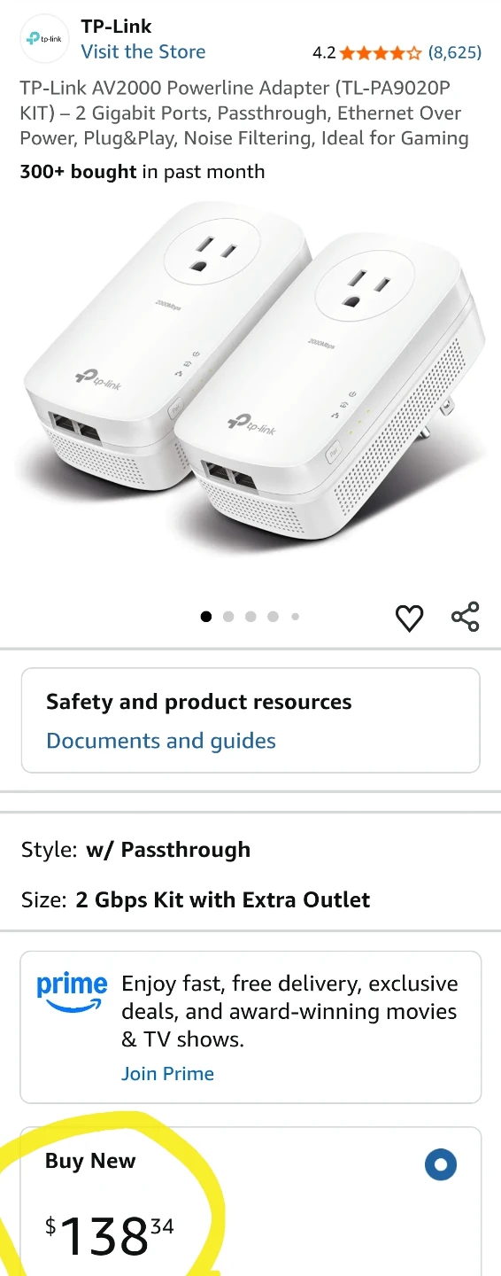 TP-Link AV2000 - Ethernet- High Speed 🚀💨⚡ - photo 3