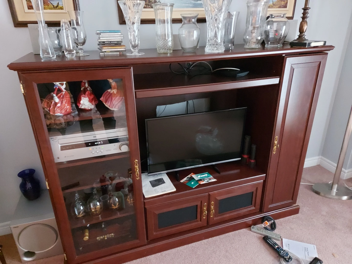 Solid Wood Entertainment Unit