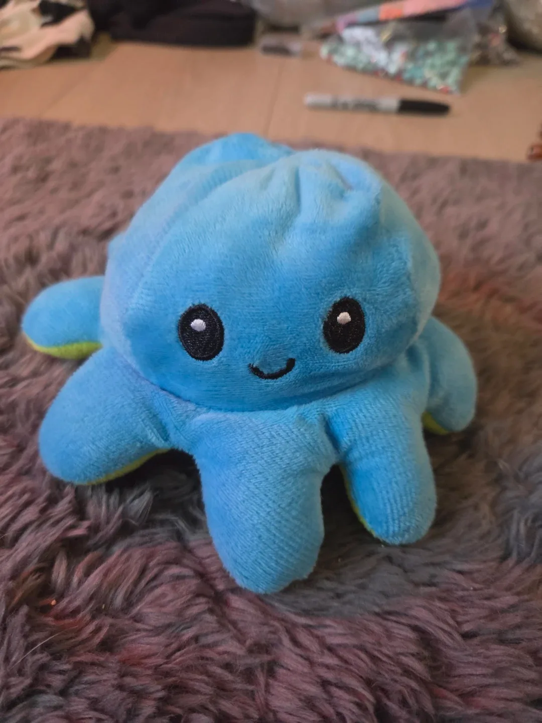 Reversible Octopus Plush Toy