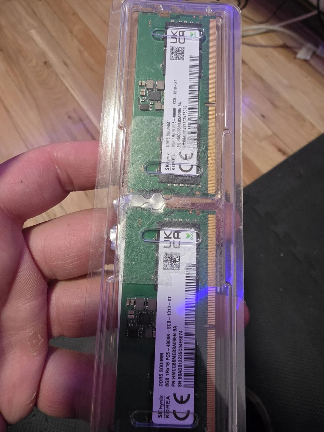 SK Hynix DDR5 16GB (8GBx2) PC5-4800 Desktop RAM