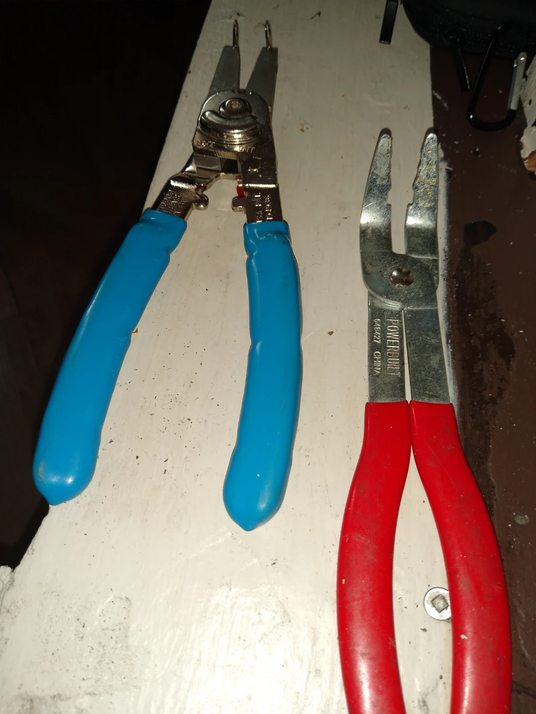 Set of two spark plug wrenches