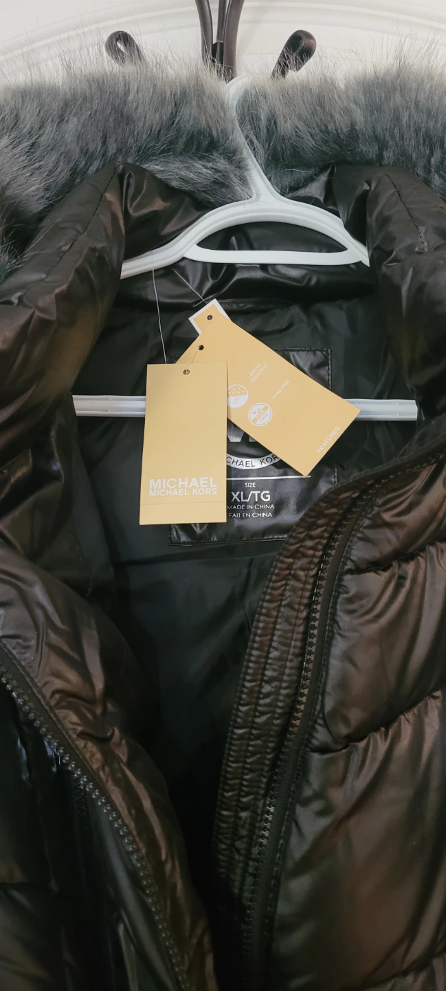 Michael Kors Puffer Jacket with Fur Hood - photo 3