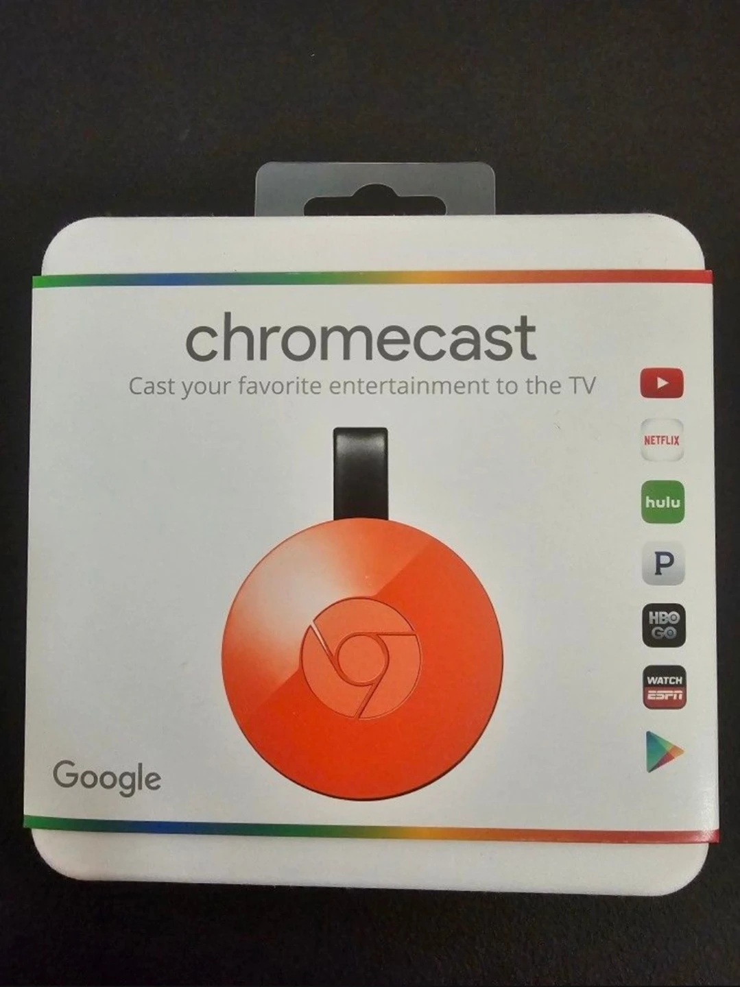 BRAND NEW FACTORY SEALED GOOGLE CHROMECAST 2ND GEN CORAL