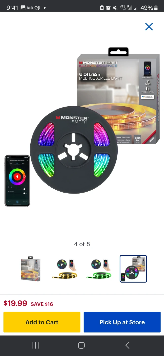 NEW Monster Smart Illuminessence LED Light Strip - photo 3