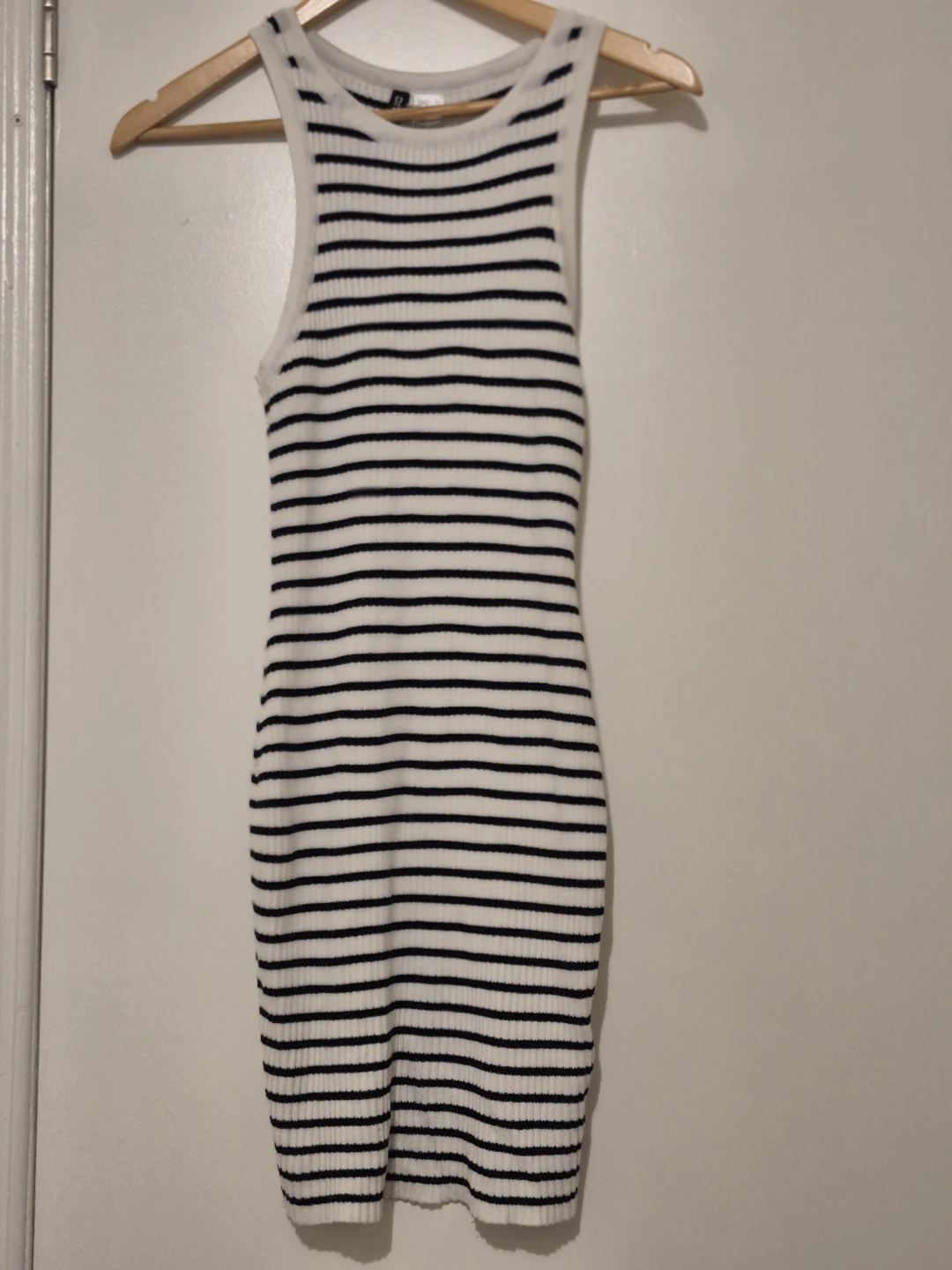 H&M Divided Striped Ribbed Knit Dress - Size M