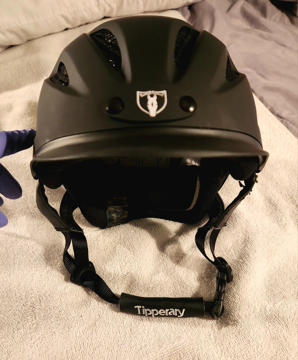 🌱Tipperary Black Equestrian Riding Helmet - photo 5