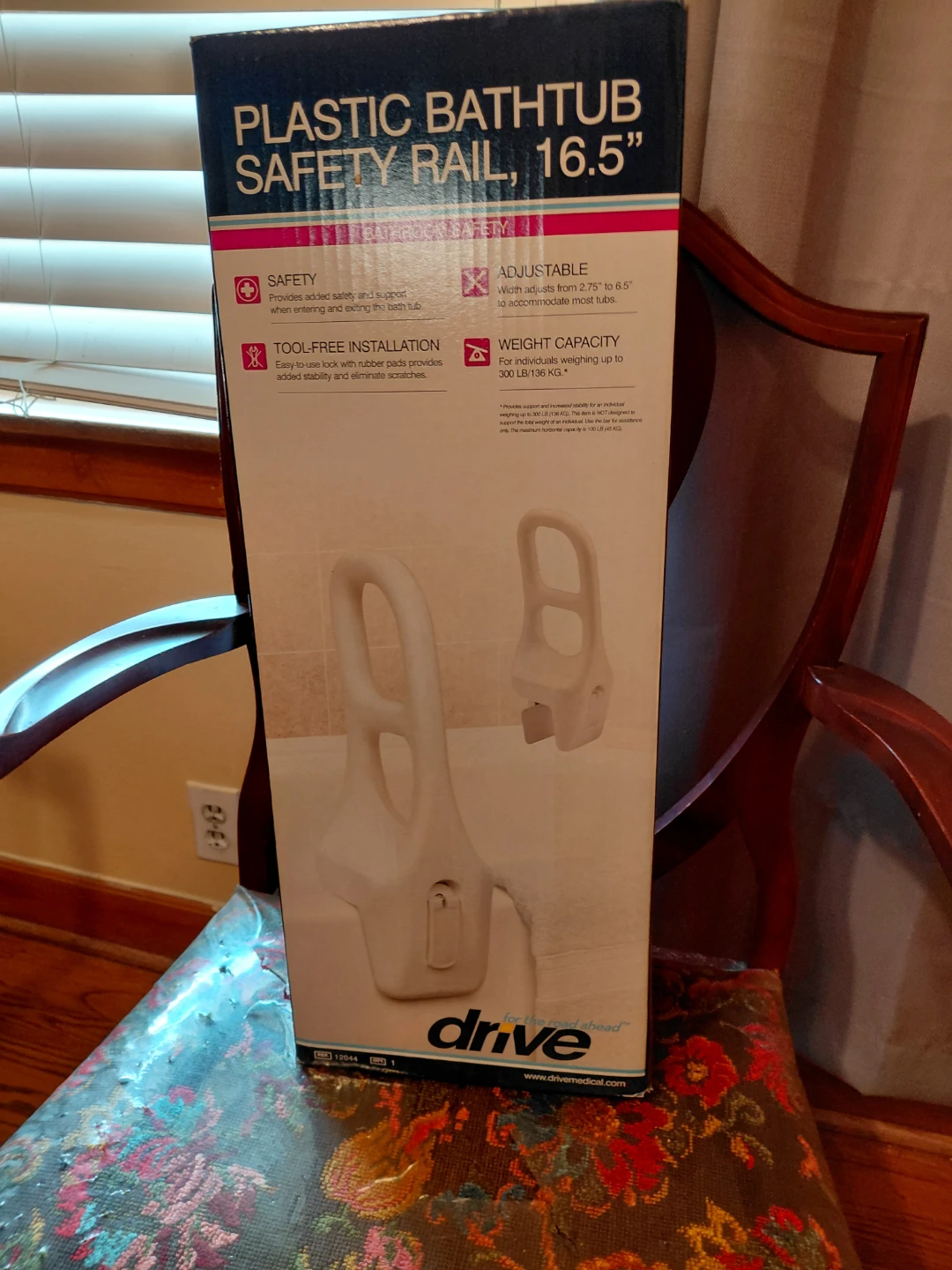 Drive Plastic Bathtub Safety Rail, 16.5" - photo 2