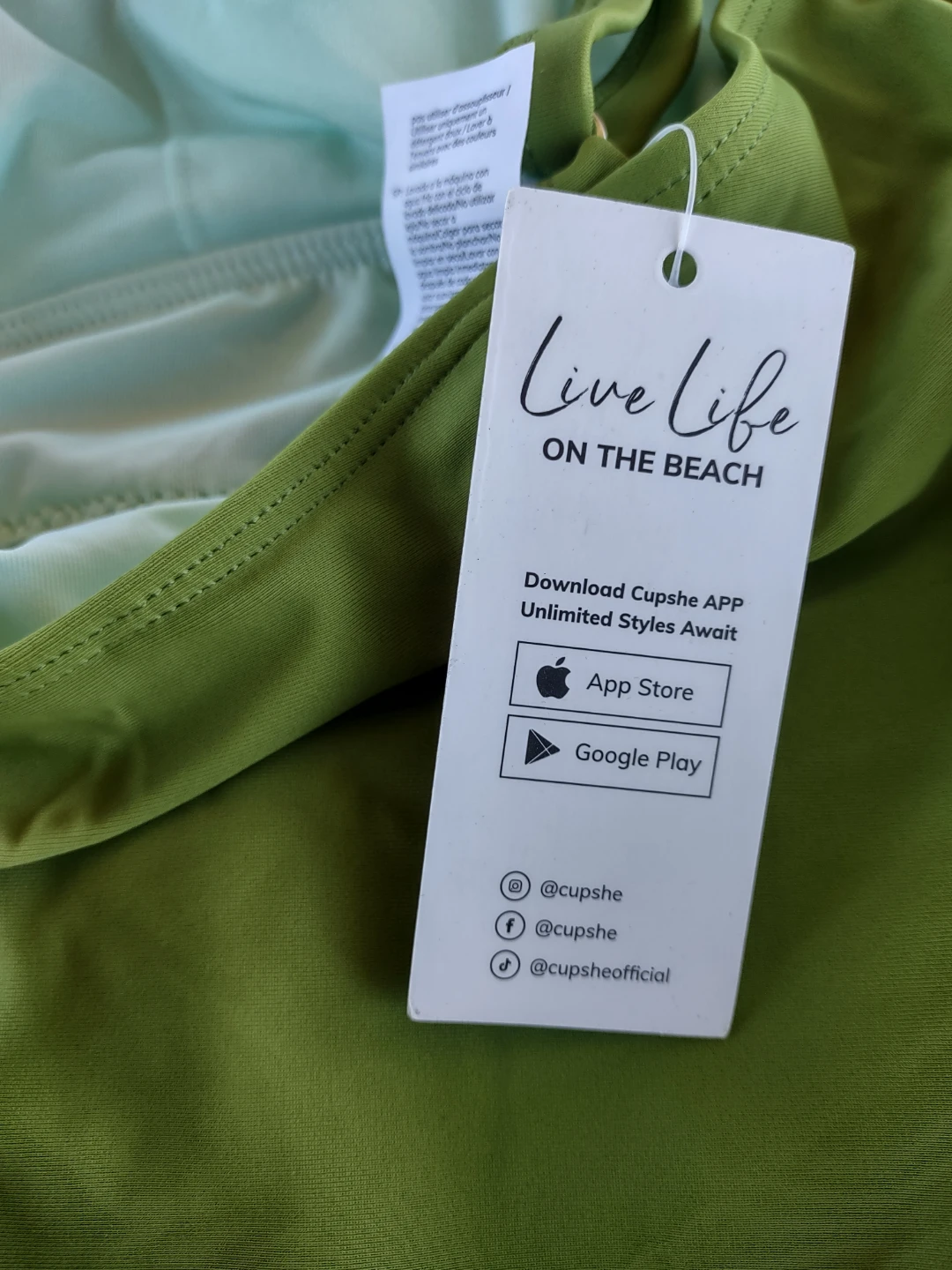 Cupshe One-Piece Swimsuit Green Size S - photo 5