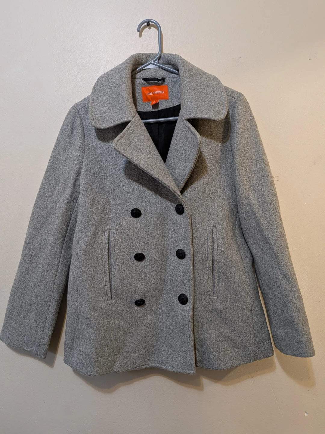 Joe Fresh Grey Peacoat