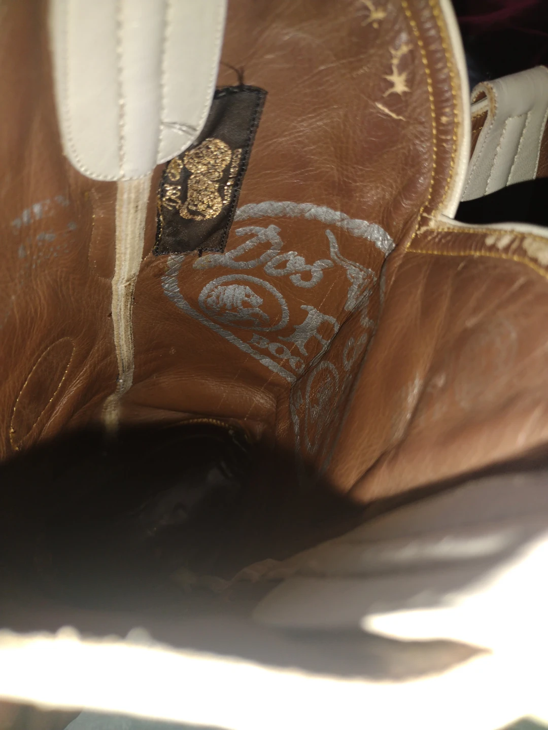 White Leather Alligator Western Cowboy Boots - photo 3