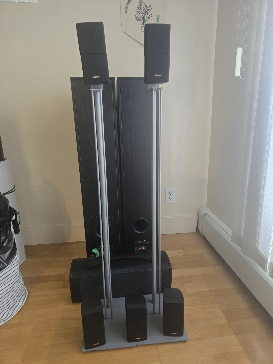 Infinity RS5 and Bose Speaker Set with pioneer receiver