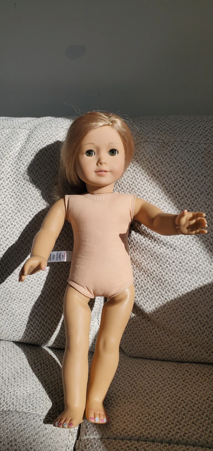 American Girl Doll Blonde Hair Green Eyes