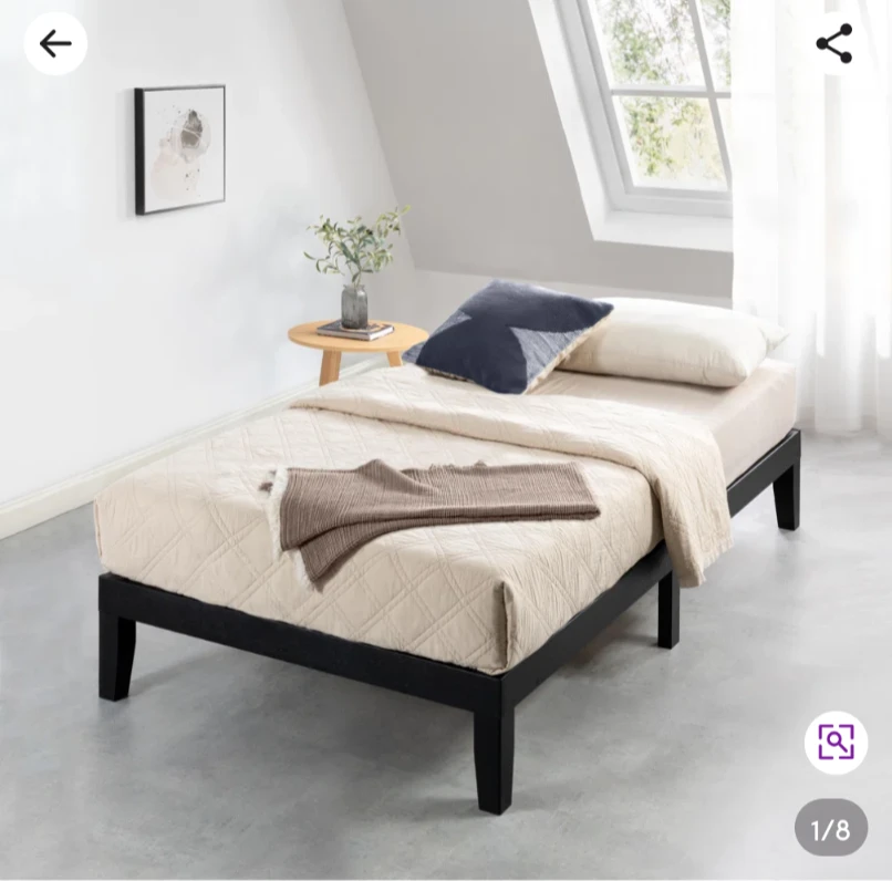 Red Barrel Studio Harlow Twin XL Bed Frame - Black