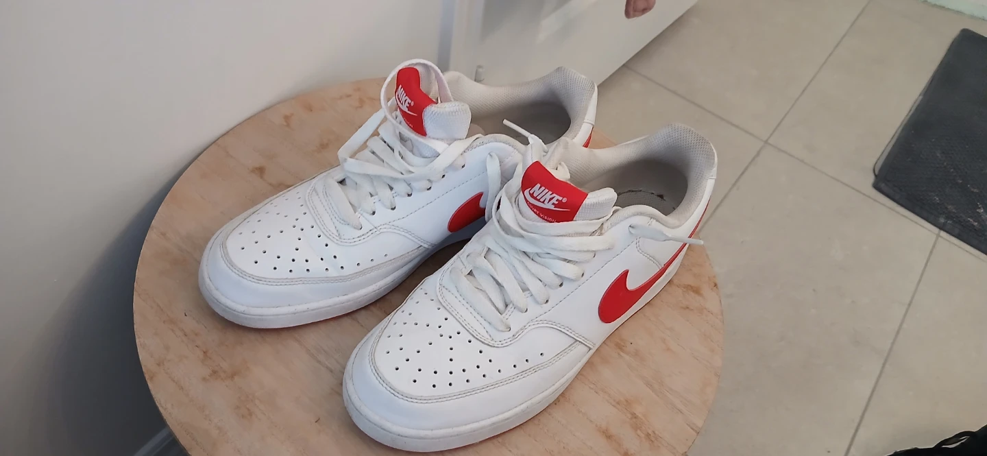 Nike White and Red Sneakers - photo 2