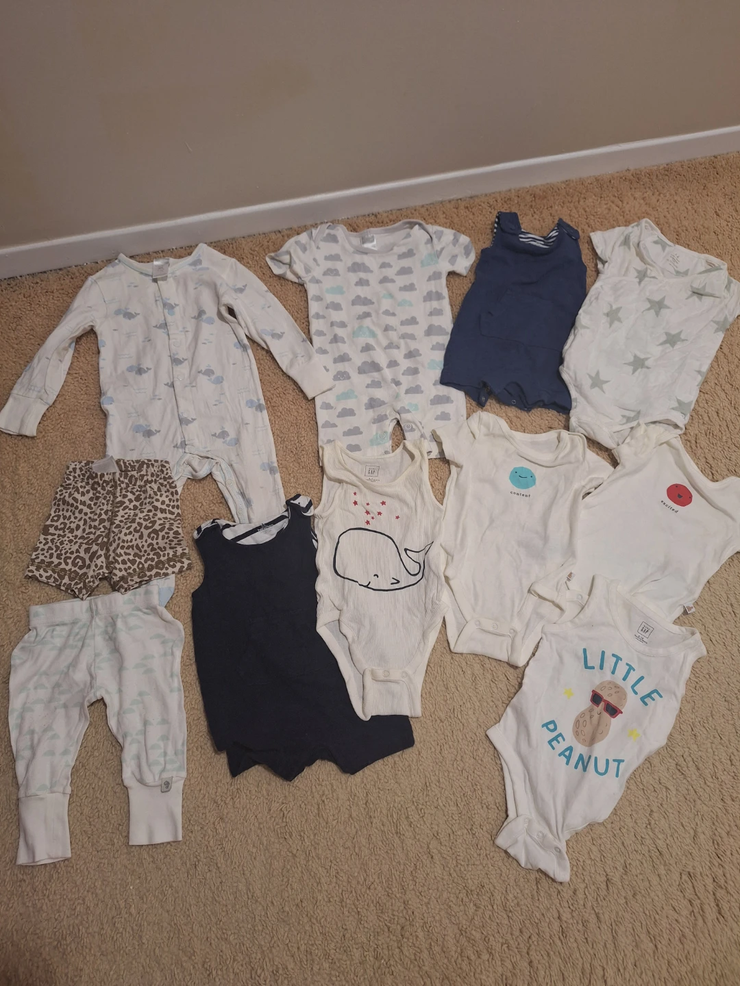 Used Baby Onesies and Pants - BabyGap & more