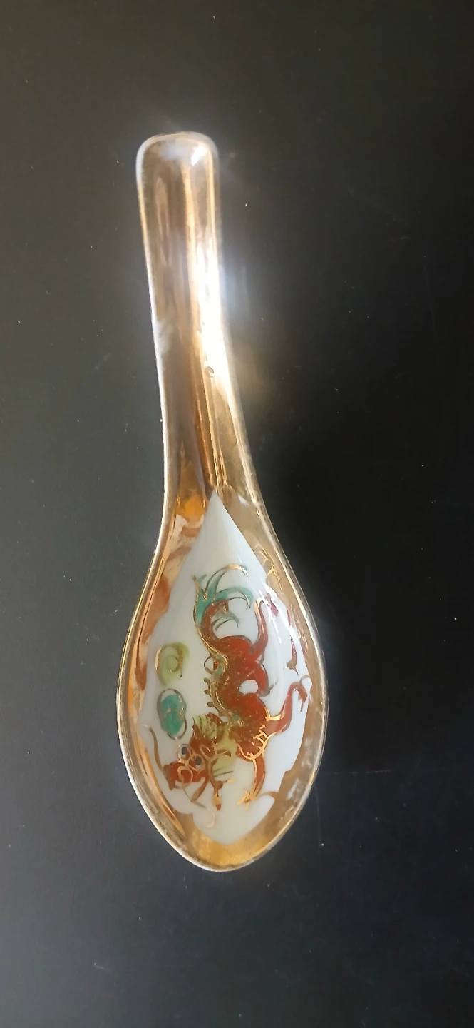 Vintage Y.T. Decorated Dragon Spoon 🌱