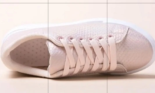 Pink Faux Snake Skin Platform Sneakers