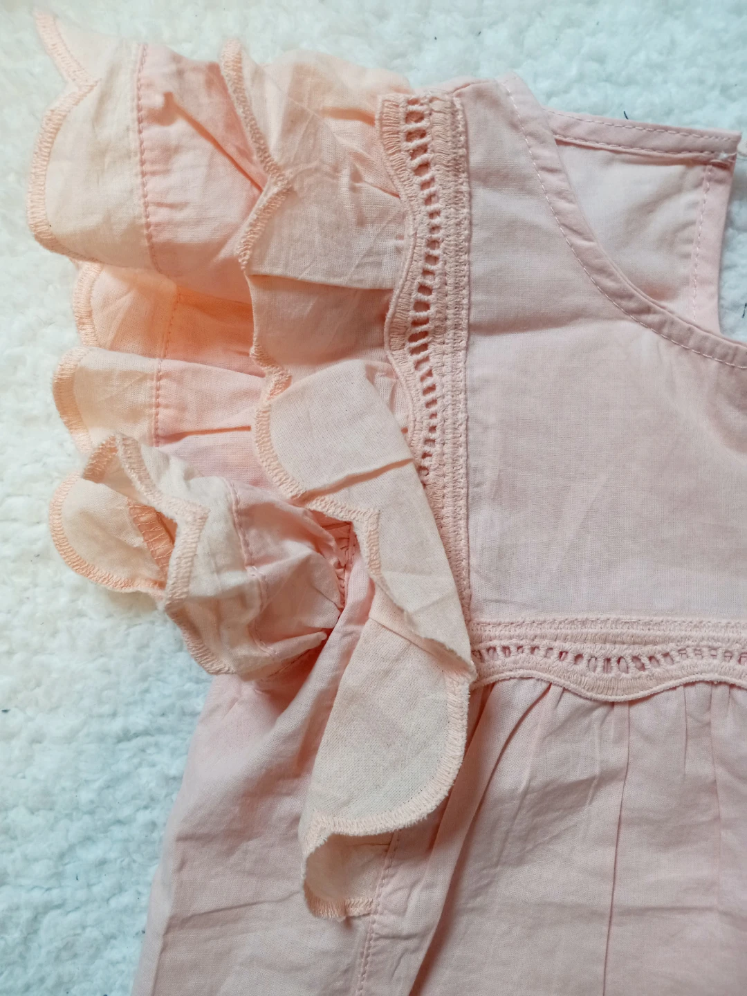 Cute Pink Ruffle Sleeve Dress - photo 5