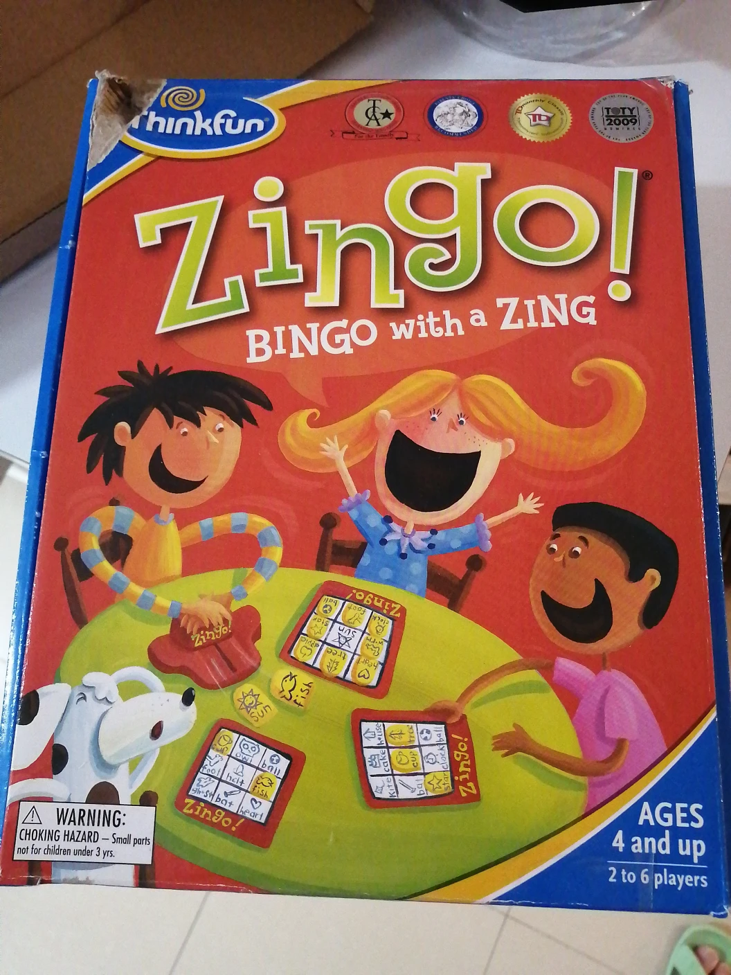🌱ThinkFun Zingo! Bingo with a Zing Board Game