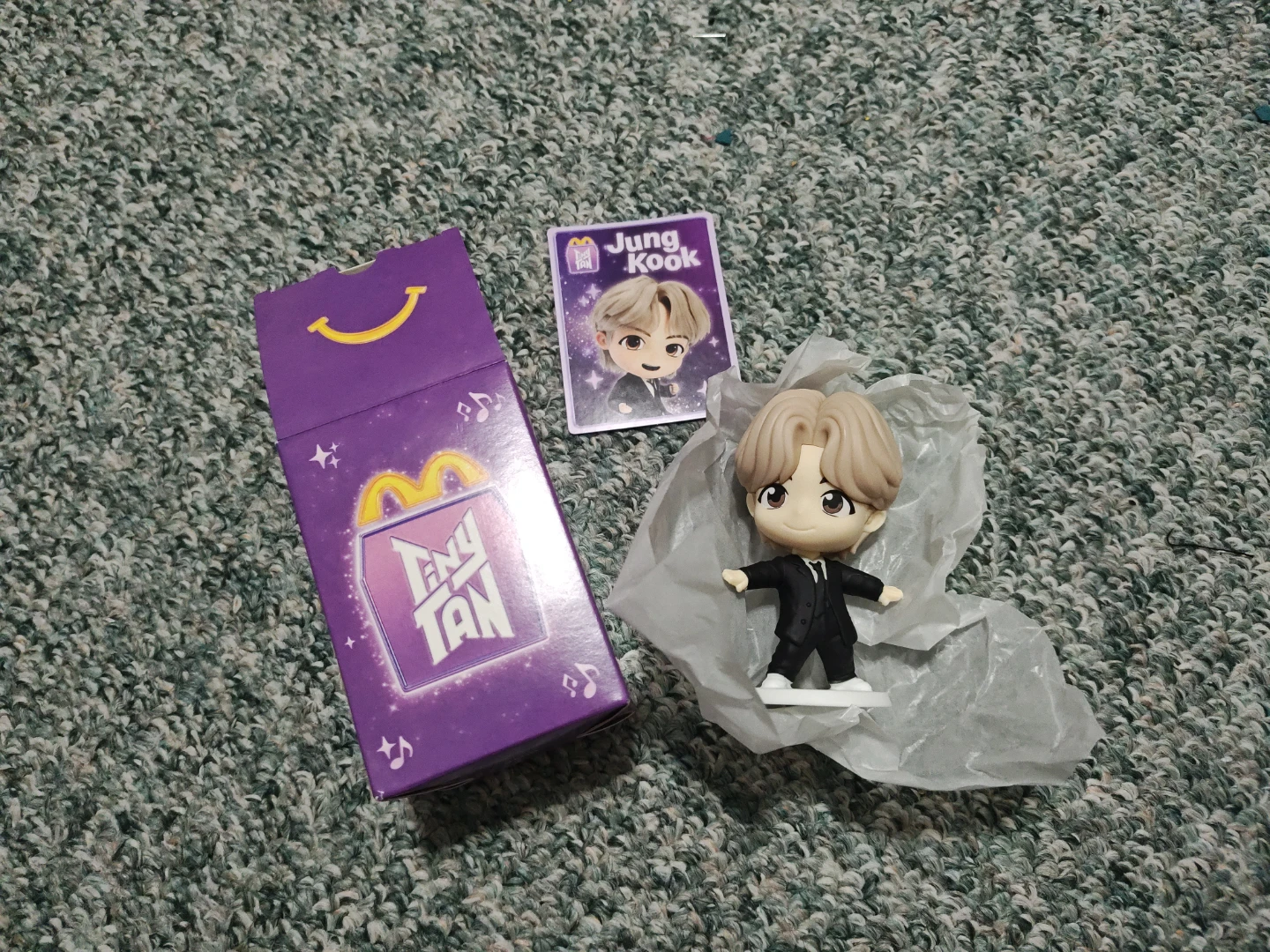 Tiny TAN Jungkook McDonald's Figure