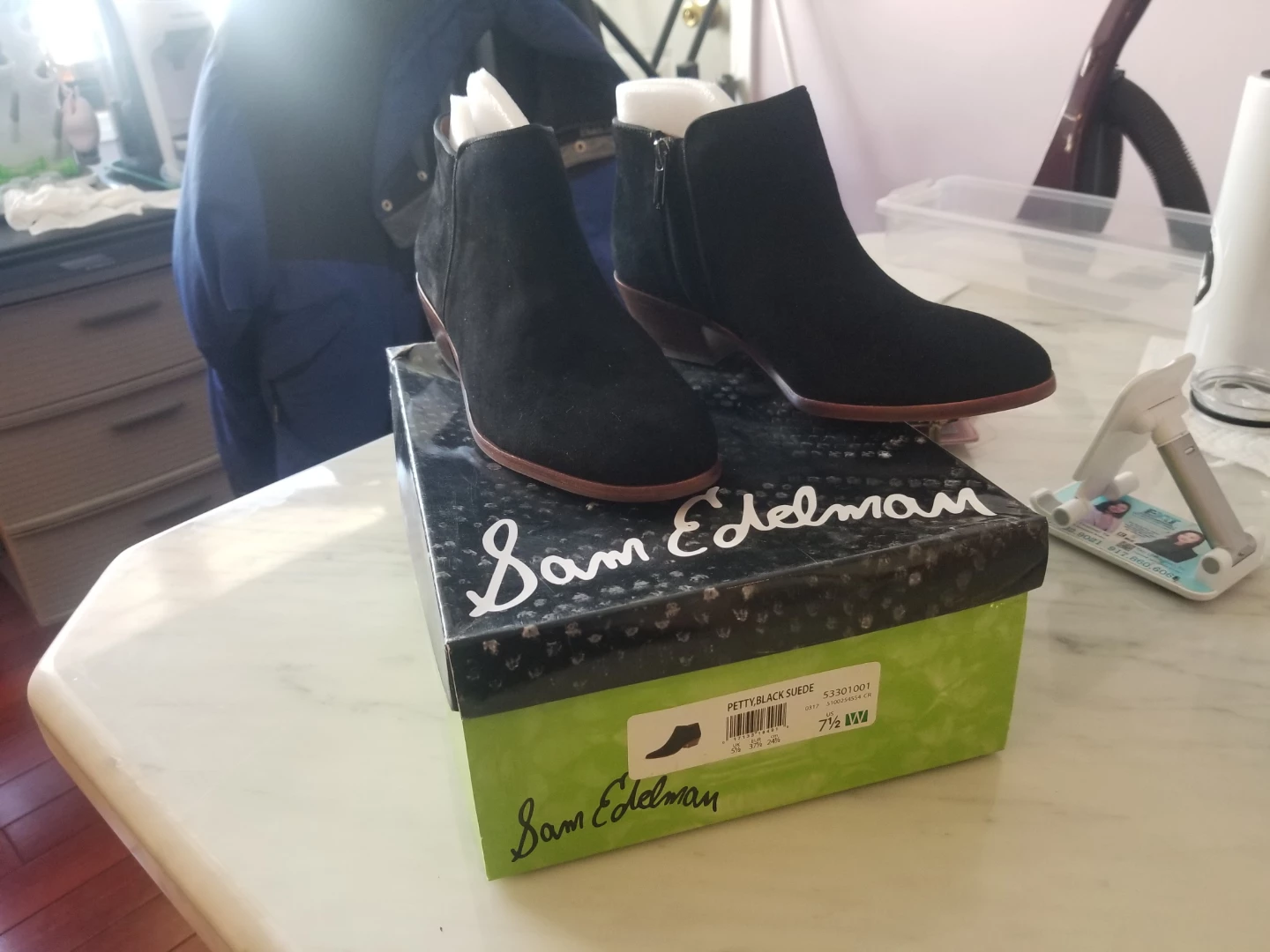 Suede short boot - photo 2