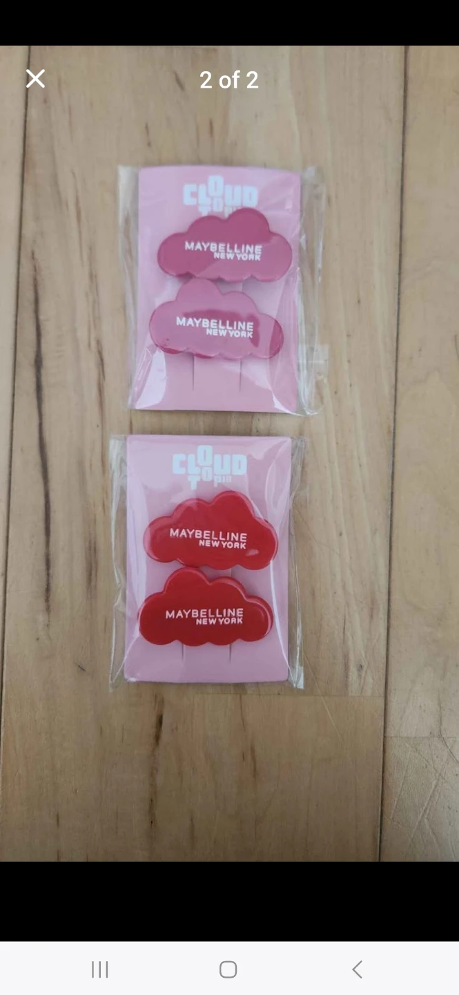 Maybelline Cloudtopia Pink Tote Bag, Cloud Clips - photo 2