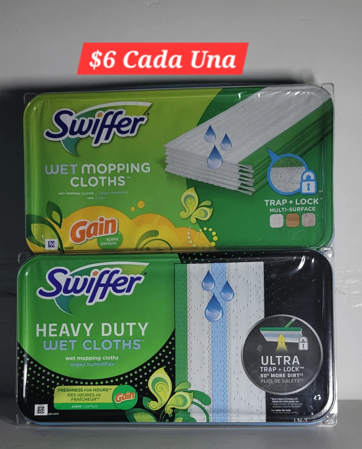 Swiffer Wet Mopping Cloths & Heavy Duty