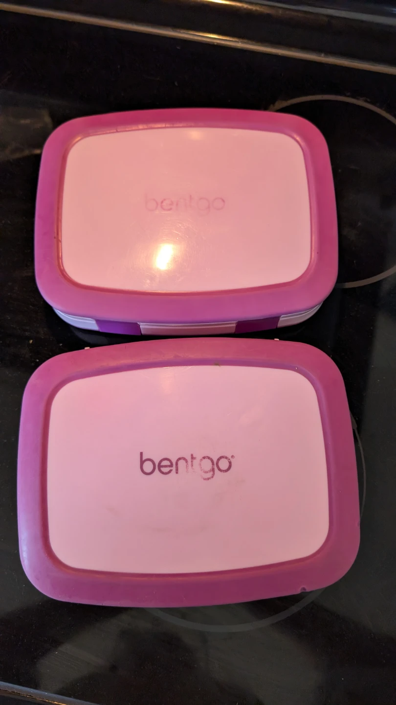 Bentgo Kids Lunch Boxes - Set of 2 - Pink