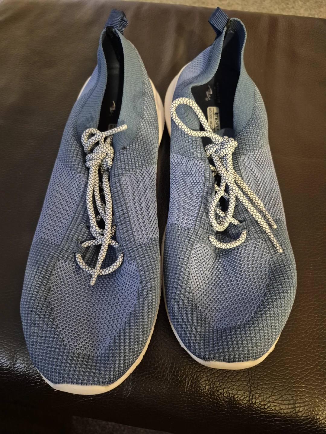🌱Athletic Works Blue Knit Memory Foam Sneakers Size 9