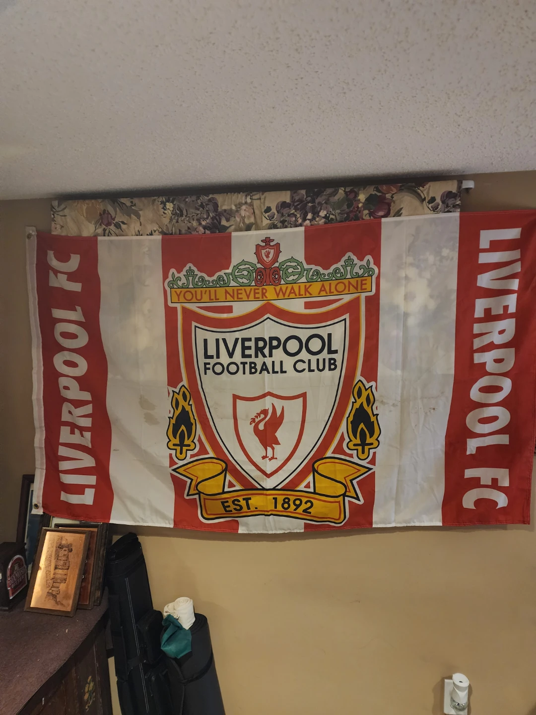 Liverpool FC "You'll Never Walk Alone" Football Club Flag