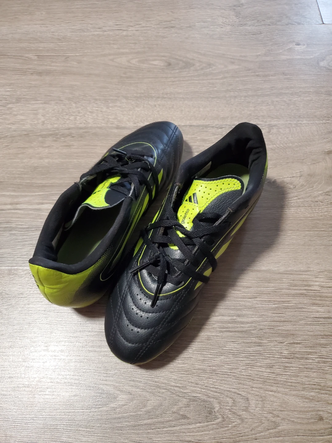 Adidas Soccer Cleats Black/Neon - photo 2