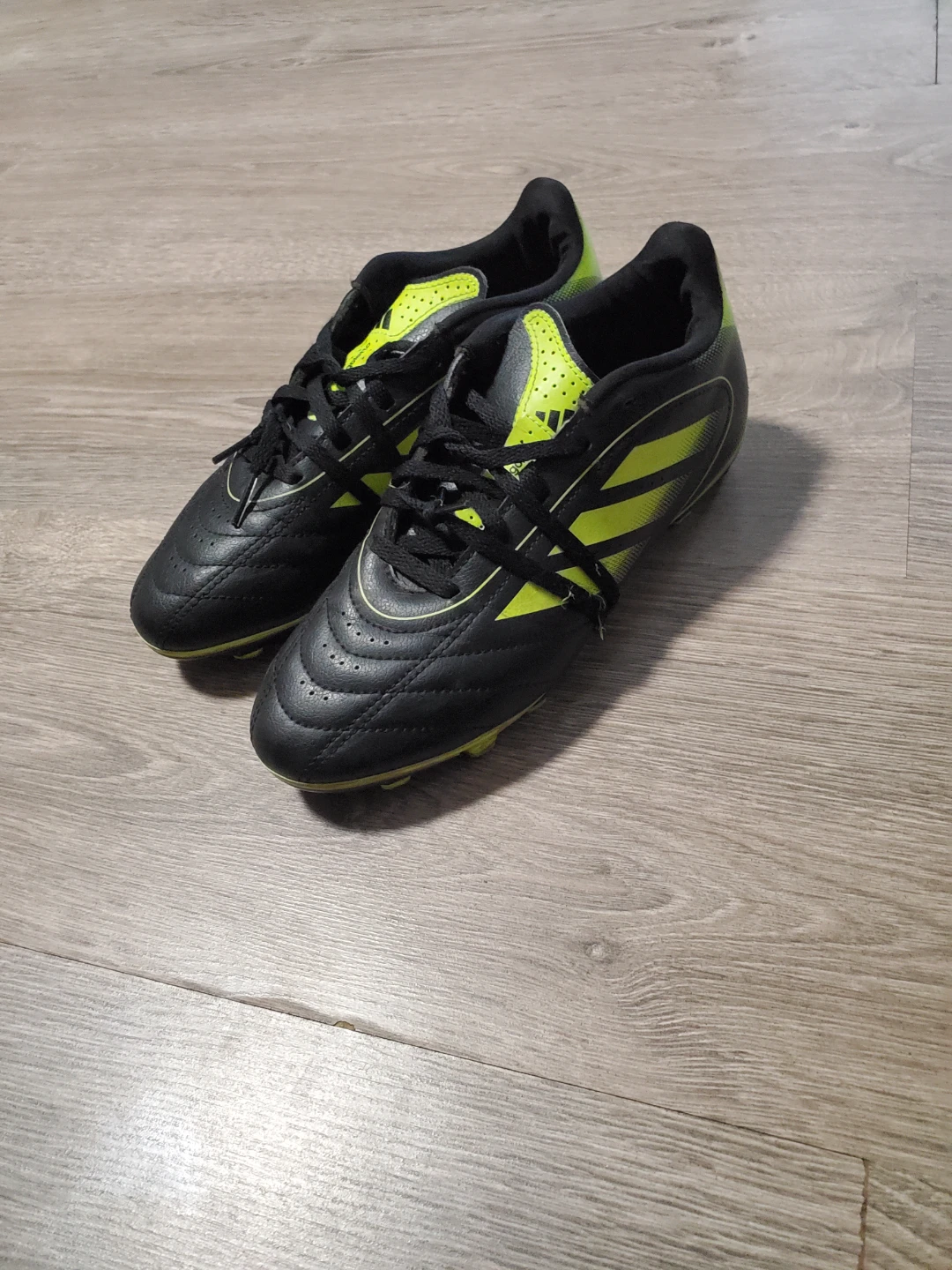 Adidas Soccer Cleats Black/Neon - photo 3