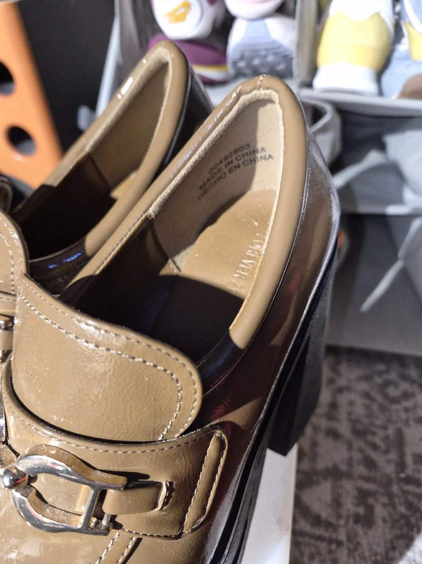 Michael Kors Brown Patent Platform Loafers - photo 2