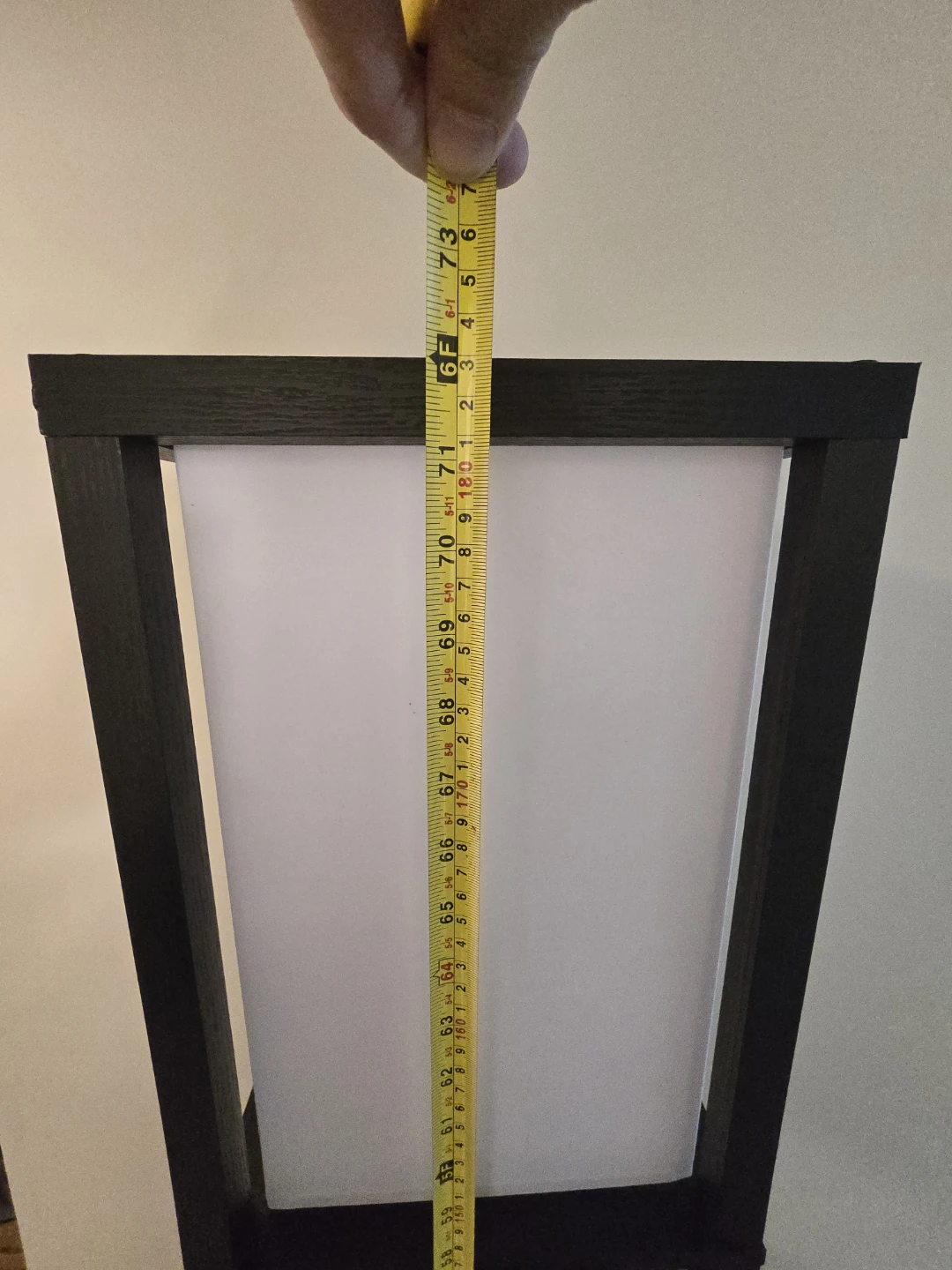72" Traditional LED Shelf Floor Lamp with Black Finish - photo 5