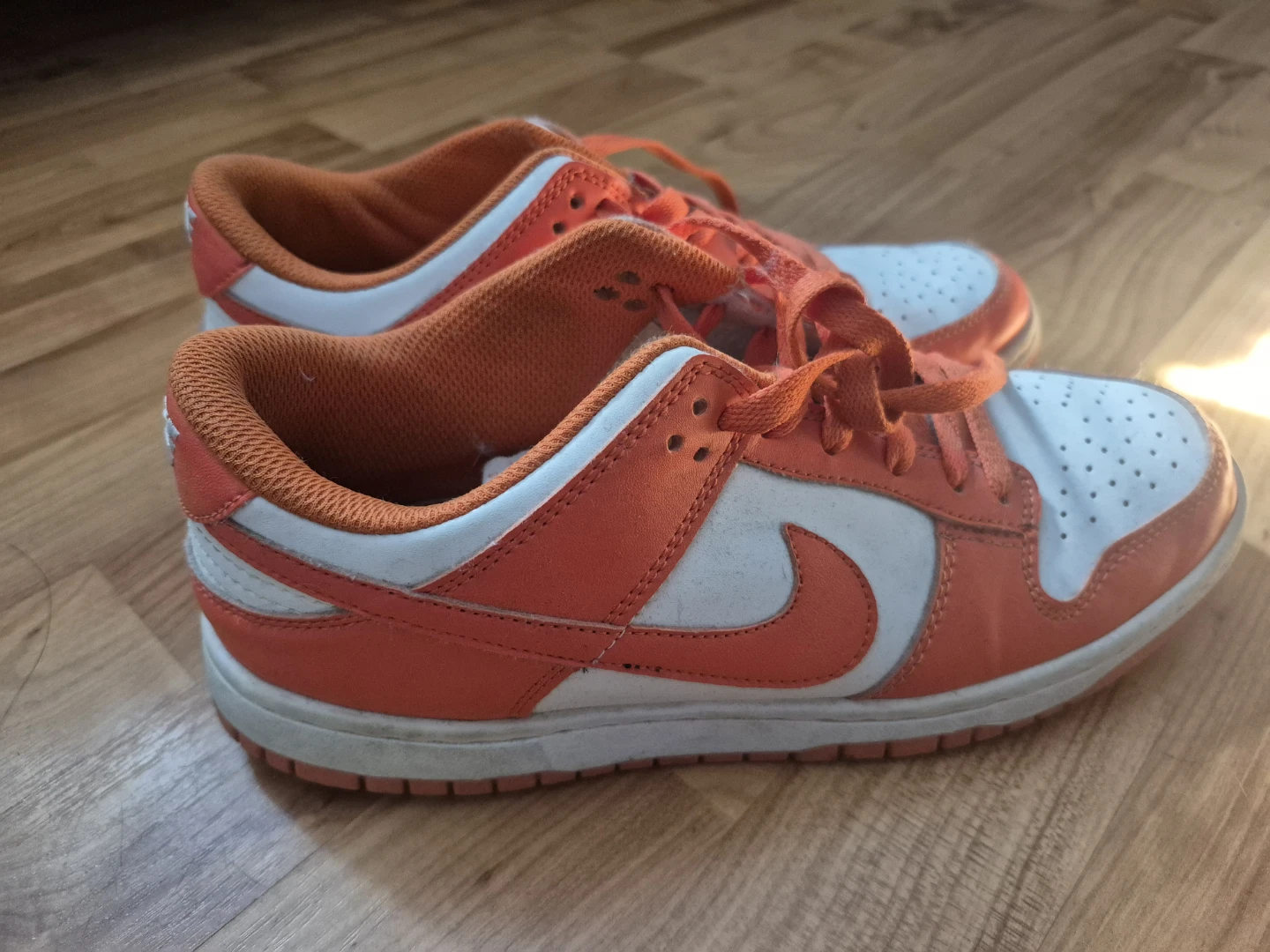 Nike Dunk Low Orange White Sneakers