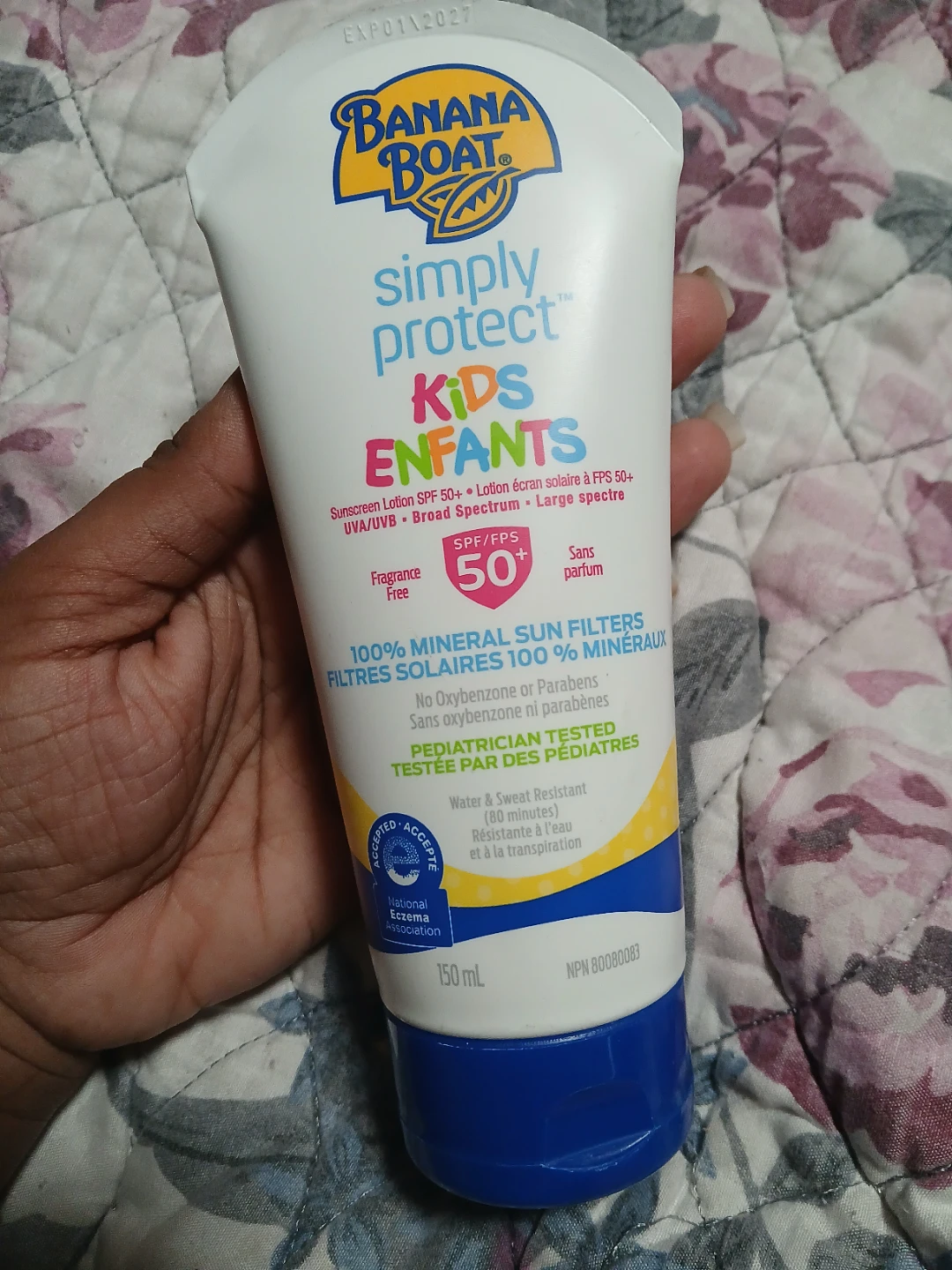 Banana Boat Simply Protect Kids SPF 50+ Sunscreen Lotion - 150