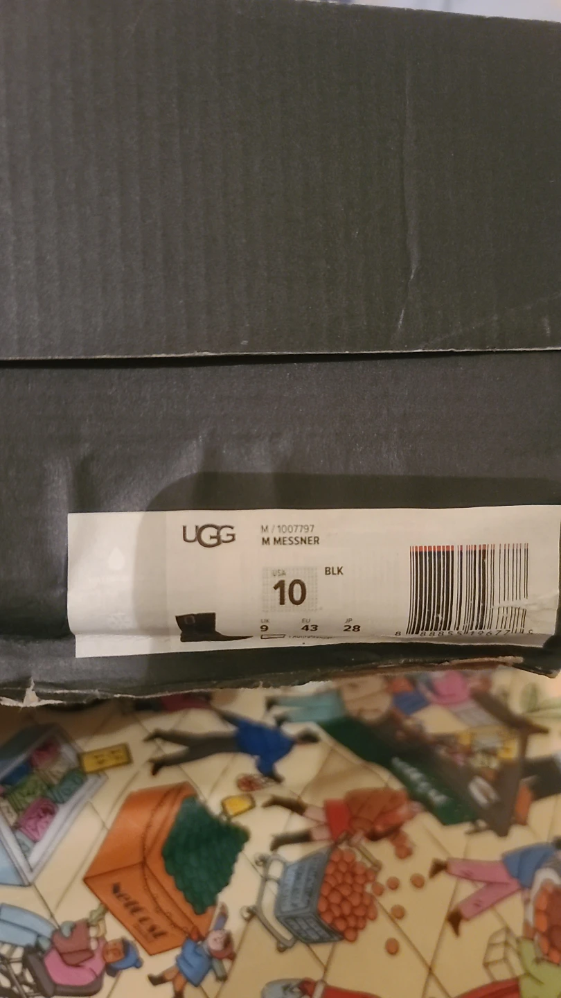 UGG Messner Black Leather & Suede Boots - photo 4