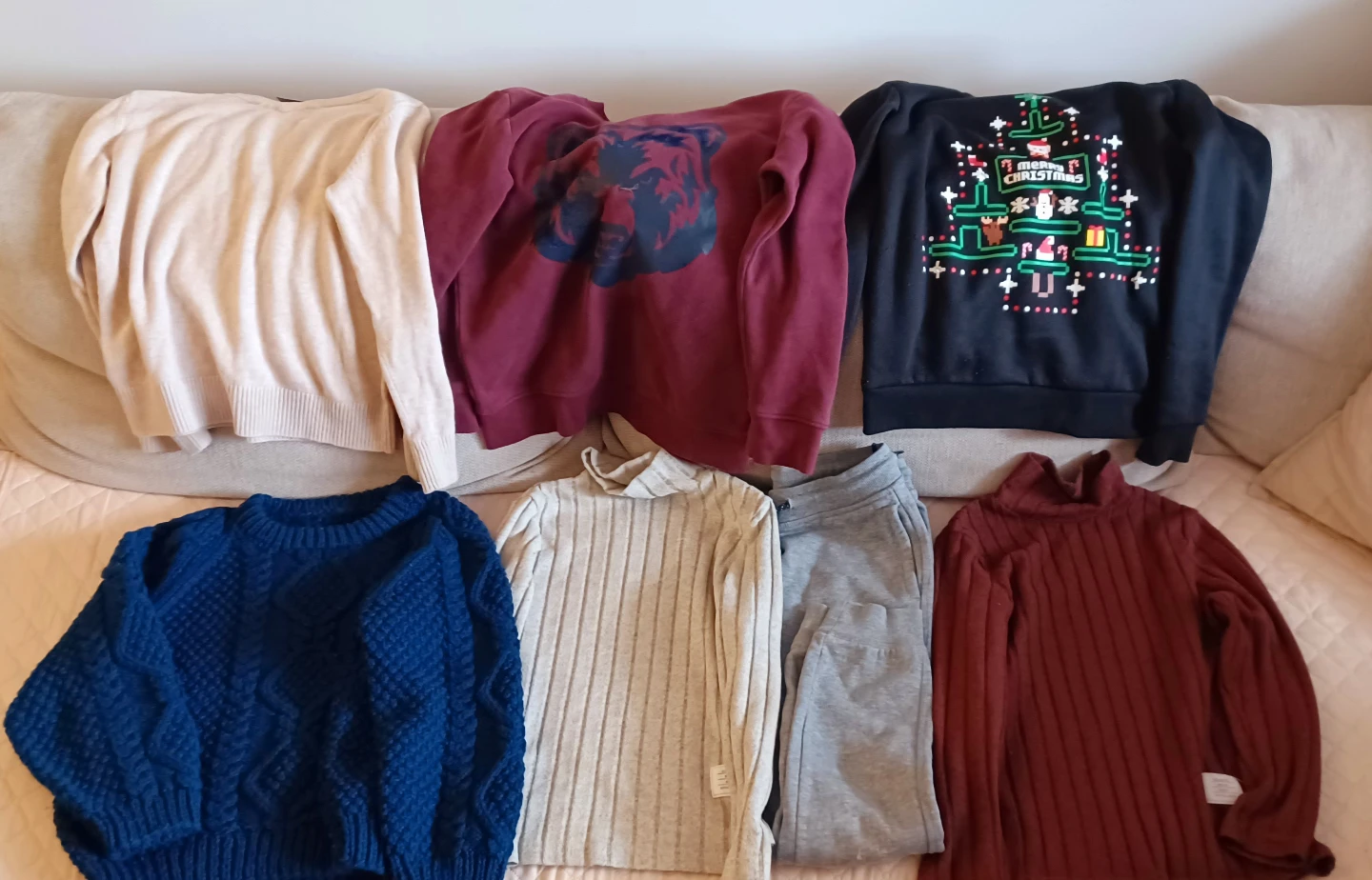 Boys' Clothes Bundle: T-shirts, Sweaters, Pants & Hat