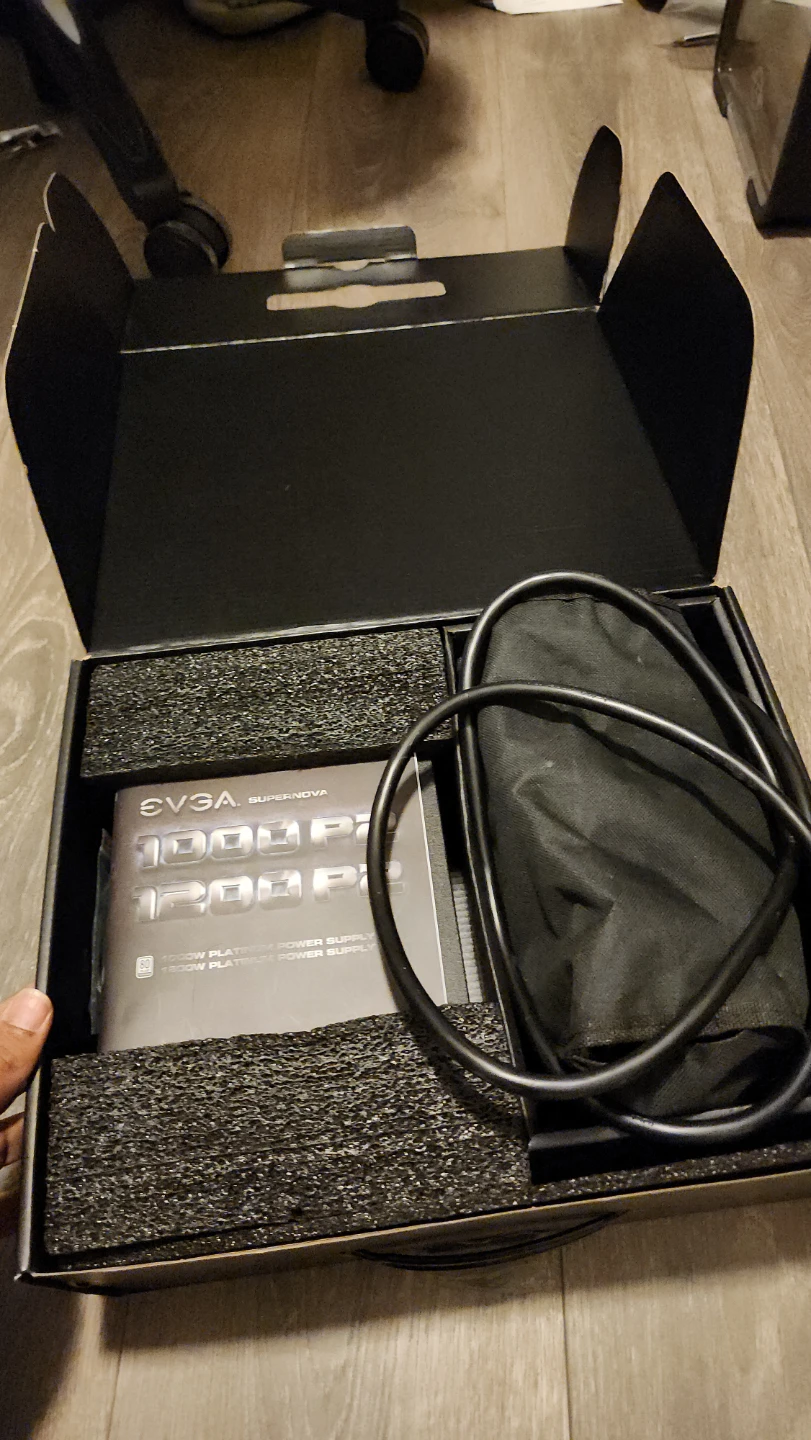 EVGA 1000W Platinum Power Supply (working video attached) - photo 2
