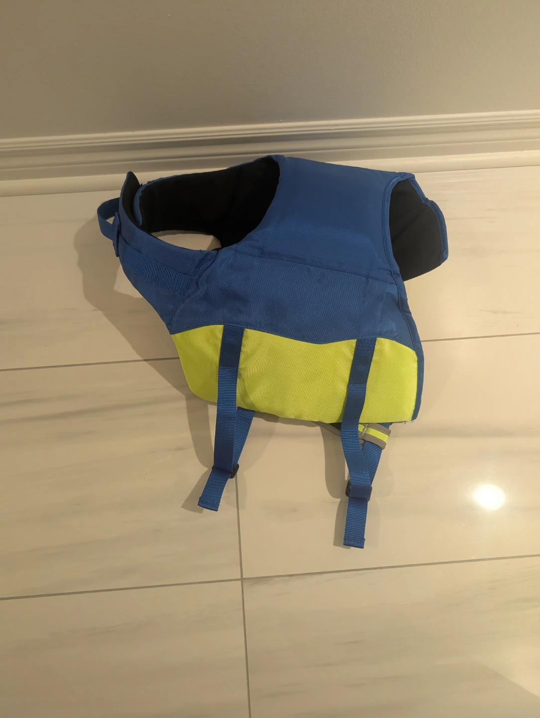 Blue and Yellow Dog Life Vest - photo 2
