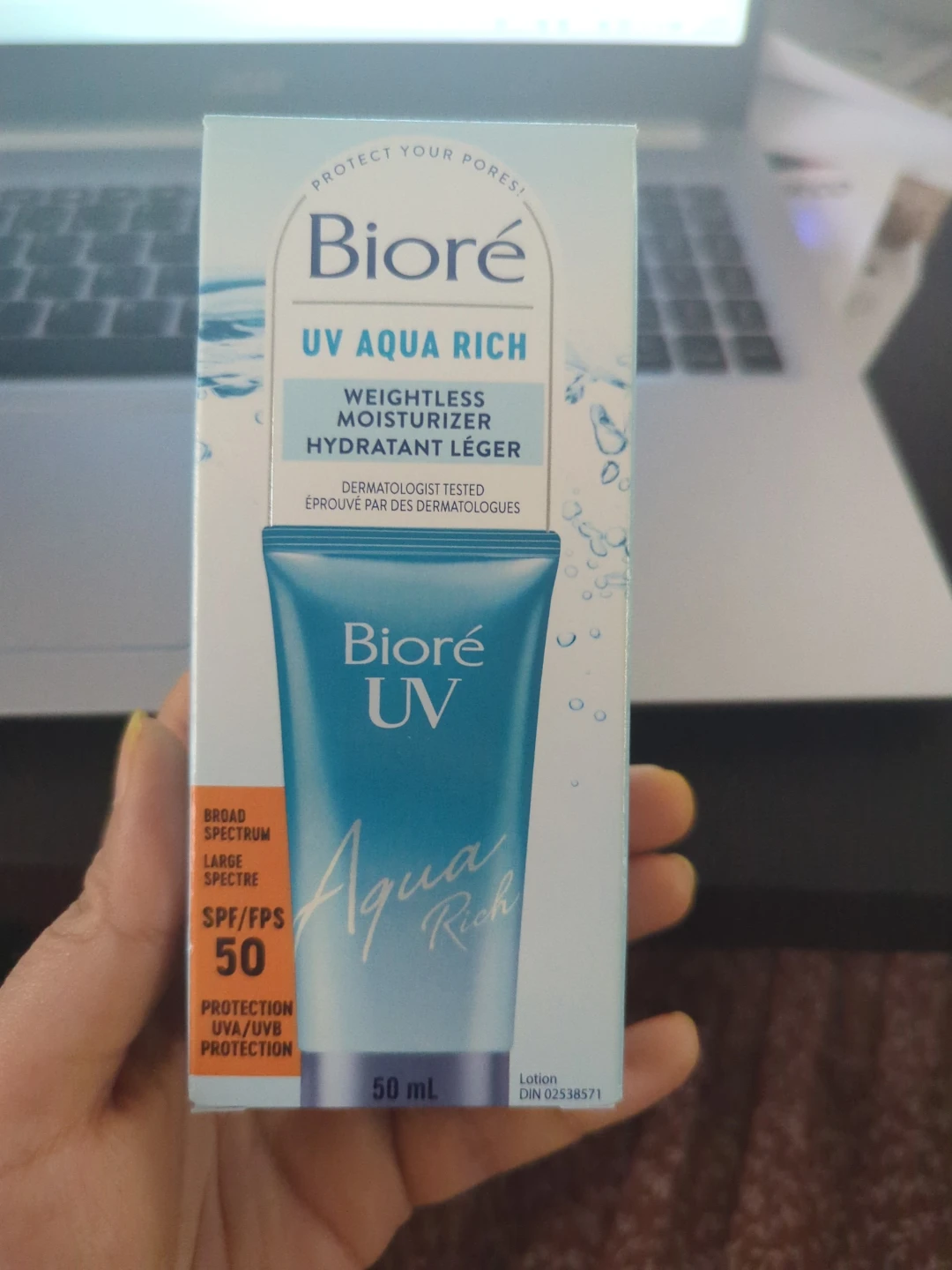 Biore UV Aqua Rich Weightless Moisturizer SPF 50 50ml