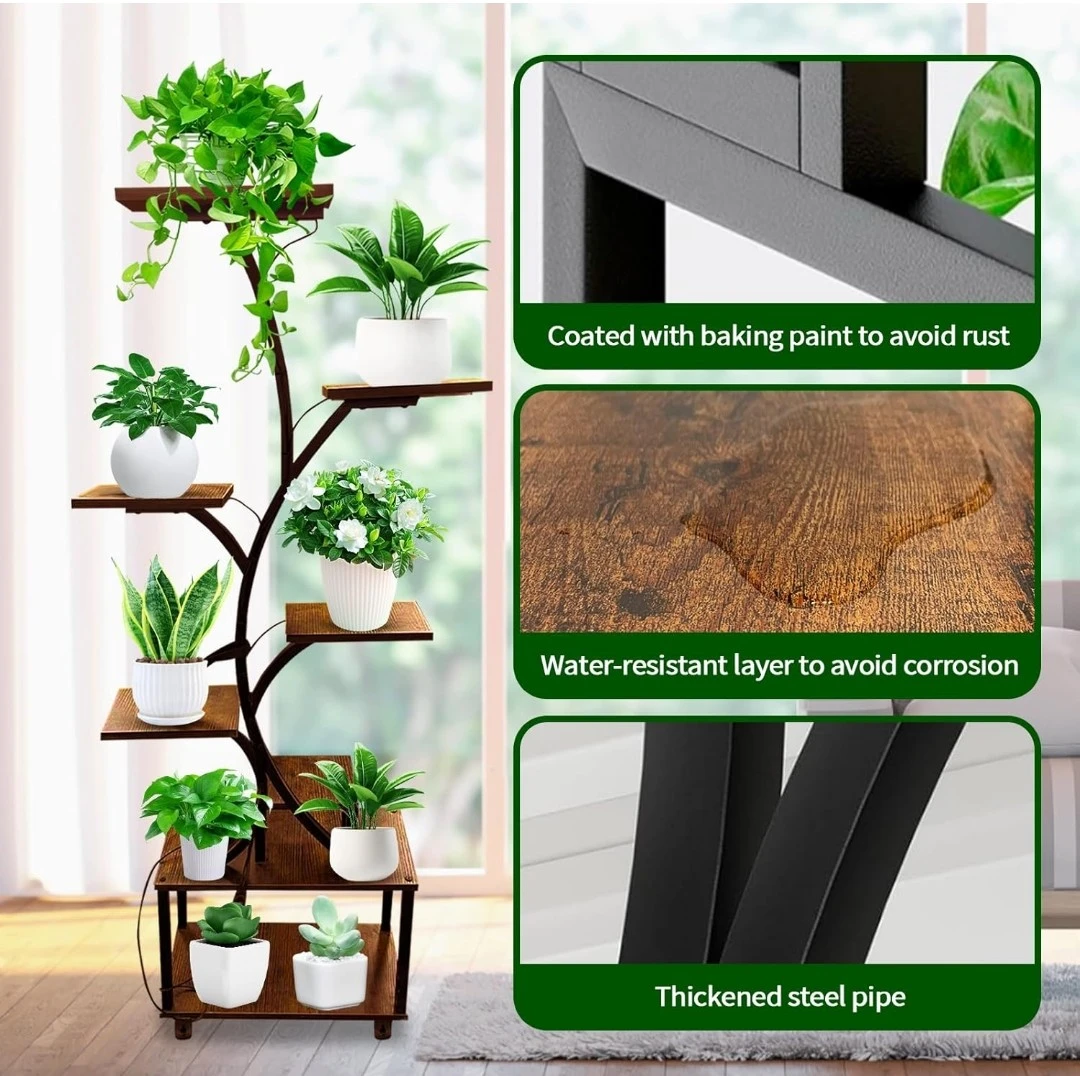7-Tier Plant Stand with Lights - photo 4