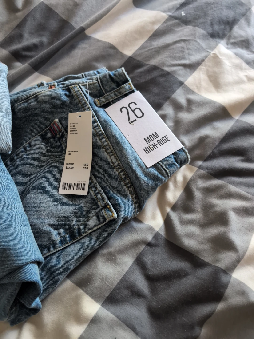 Mom High-Rise Jeans Size 26